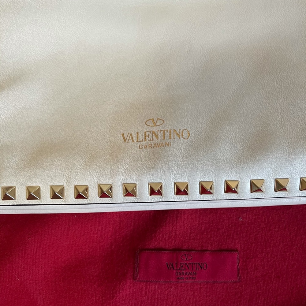Valentino Garavani white rockstud tote bag medium - Picture 6 of 16